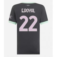 Stroje piłkarskie AC Milan Emerson Royal #22 Koszulka Trzeciej dla damskie 2024-25 Krótki Rękaw